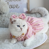 halpa Mekot-Koirat Kissat Hameet Muoti söpö tyyli Talvi Pehmeä Pestävä Mukava ulko- Juhla Koiran vaatteet for Bichon Frise Villakoira Pomeranian Pienelle lemmikille papillon
