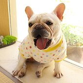 billiga Pyjamas-Hund Katt Tröja Pyjamas Mode söt stil Vinter Varm Mjuk Tvättbar Bekväm Utomhus Inomhus Ledigt / vardag Hundkläder for Bichon Frisé Pudel Pommeran valpen eller det lilla husdjuret Fjäril