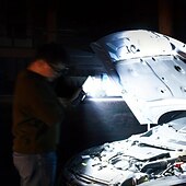 baratos Luzes de trabalho-Luz de trabalho LED, lanterna LED super brilhante, luz de trabalho recarregável com gancho para iluminação de trabalho de reparo noturno de emergência ao ar livre