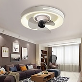 preiswerte Dimmbare Deckenleuchten-Deckenventilator mit Licht, dimmbar, 48 cm, Macaron, mehrfarbig, 360-Grad-Kopfschütteln, 6 Windgeschwindigkeiten, moderner Deckenventilator für Schlafzimmer, Wohnzimmer, ca &amp; Fernbedienung 110-240V