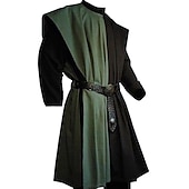 economico Cime-Punk &amp; Gotico Medievale Rinascimento Blusa / Camicia Fiera del Ren Guerriero Cavaliere Vichingo Tinta unica Per uomo Vichingo Feste Adulti Blusa