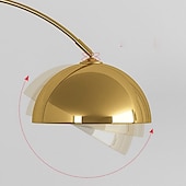 cheap LED Floor Lamp-Arc Lamp Height Adjustable 180 cm White Gold Black Arc Lamp, Floor Lamp Marble Base Arc Floor Lamp 110-240V