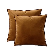cheap Textured Throw Pillows-Decorative Toss Pillows 1 Pc Luxury Velvet Solid Color Pillow Case Cover Living room Bedroom Sofa Cushion Cover Outdoor Cushion for Sofa Couch Bed Chair Pink Blue Sage Green Purple