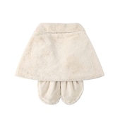 abordables Étole en fourrrure-Châles en Fourrure Châles Etoles de Femme Elégant Garder au chaud Sans Manches Térylène Boléros de Mariage Avec Plumes / Fourrure Pour Mariage Automne hiver