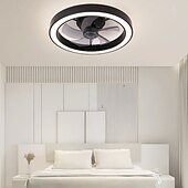 cheap Dimmable Ceiling Lights-Ceiling Fan with Light Dimmable 50cm 6 Wind Speeds Modern Ceiling Fan for Bedroom, Living Room App &amp; Remote Control 110-240V