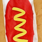cheap Halloween Pet Costume-Hamburg Cartoon Personality Innovation Cute And Comfortable Cotton Cross Dressing Winter Warmth Preservation