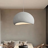 abordables Suspension-Lampe à suspension LED en résine 30 cm, abat-jour créatif, luminaires de plafond en métal industriel, lustre d&#039;ambiance de style bar créatif pour salon, îlot de cuisine, chambre à coucher 85-265v