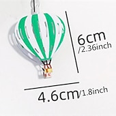 olcso Elemmel működő-10 led/20 led karácsonyi dekoráció vas art led hőlégballon zsinór lámpák, beltéri elemtartó doboz lámpák, karácsonyi dekoráció kis színes fények, karácsonyfa medál, elemes