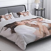 cheap Personalized Bedding-Graduation Custom Photo Customized Bedding Duvet Cover Best Graduation Gift Printed Bedding Set Custom Bedroom Holiday Gift For Friends,Lovers