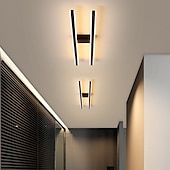 baratos Candeeiros de Teto-luz de teto led 3 cores 48/58/78 cm design de linha formas geométricas luzes de teto lâmpada de teto led adequada para corredor quarto corredor 110-240v