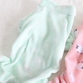 billiga Pyjamas-Hund Katt Pyjamas Mode söt stil Vinter Mjuk Tvättbar Bekväm Inomhus Ledigt / vardag Hundkläder for Bichon Frisé Pudel Pommeran valpen eller det lilla husdjuret Fjäril