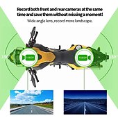ieftine DVR Auto-wifi gps dvr motocicletă dash cam complet 1080p hd față și spate înregistrare dublă înregistrator de conducere pentru motociclete rezistent la apă pentru motocicletă cameră pentru motociclete