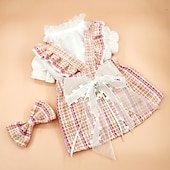 baratos Vestidos-Cachorros Gatos Vestidos Camisetas Moda Estilo bonito Inverno Macio Lavável Confortável Ao ar livre Festa Casual / Diário Roupas para cães for Bichon Frise Poodle Pomerânia Animais de Pequeno Porte