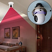 abordables Caméras IP d&#039;intérieur-Caméra IP 1080P (1920×1080) Ampoule Wi-Fi Détection de présence Accès à Distance Coupure infrarouge Intérieur Soutien 128 GB