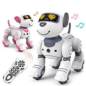 voordelige elektronisch amusement-jjrc kinderafstandsbediening intelligente stemdialoog stuntmachine hond elektrische inductie programmering dans speelgoed cadeau meisje