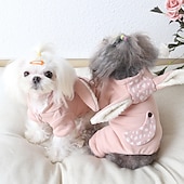 halpa Koiran vaatteet ja tarvikkeet-Koirat Kissat College Muoti söpö tyyli Talvi Pehmeä Pestävä Mukava ulko- Rento / arki Koiran vaatteet for Bichon Frise Villakoira Pomeranian Pienelle lemmikille papillon