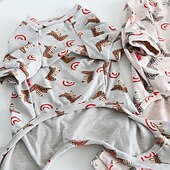 tanie Piżama-Psy Koty Piżama Moda Śłodkie Zima Miękka Zmywalny Wygodny w pomieszczeniach Codzienne Ubranka dla psów for Bichon frise Pudel Szpic miniaturowy szczeniaków i młodych kotów Motyl