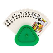 voordelige spellen en accessoires-rondom kleur vier kleuren driehoek luie kaarthouder pokerhand