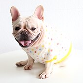billiga Pyjamas-Hund Katt Tröja Pyjamas Mode söt stil Vinter Varm Mjuk Tvättbar Bekväm Utomhus Inomhus Ledigt / vardag Hundkläder for Bichon Frisé Pudel Pommeran valpen eller det lilla husdjuret Fjäril