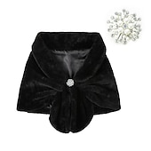 economico Sciarpe &amp; Wrap-Retrò Vintage Anni Ruggenti Anni 1920 Scialli Il grande Gatsby Invitato al matrimonio Per donna Carnevale Capodanno Matrimonio Ospite di nozze Festa / Sera Adulti Scialle Autunno &amp; Inverno