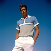 economico Polo da rugby da uomo-Per uomo A righe Polo Hawaiane Polo da rugby Maglia da golf Manica Corta Magliette polo Camicie con Colletto Casual Abbigliamento mare Abbigliamento da vacanza Abiti da festa Bottoni Stampa 3D Autunno