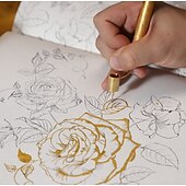 お買い得  手工具-細線のディテールを描く斜めの細線ペイントペン、流体ライターペイントアプリケーターペン、精密タッチアップペイント、飛び石や傷の修復に最適