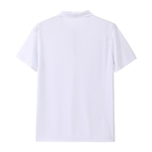 お買い得  メンズクラシックポロ-男性用 ポロシャツ クォータージップポロ カジュアル 祝日 ラペル クォータージップ 半袖 ファッション ベーシック 平織り クォータージップ 夏 レギュラー ブラック ホワイト ロイヤルブルー インクブルー ペールブルー グレー ポロシャツ