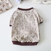 お買い得  犬の服とアクセサリー-犬用 猫用 スウェットシャツ ファッション かわいいスタイル 冬 ソフト 洗濯可 快適 屋内 カジュアル／普段着 犬服 for ビジョンフリーゼ プードル ポメラニアン 赤ちゃんサイズ パピヨン