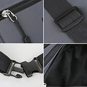tanie Torby męskie-Męskie Torba przez ramię Torba na ramię Popruh Nylon Na zewnątrz Codzienny Święto Zamek Duża pojemność Lekki Trwały Jednokolorowe Błękit jeziora Czarny Czerwony