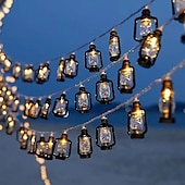 economico Striscie luci a batteria-retro led luci della stringa di cherosene 3m 20led aa lampada alimentata a batteria luci della stringaper ghirlanda campeggio festa cortile casa vacanza decorazione di natale illuminazione