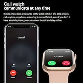 ieftine Ceasuri Smart-696 IW9 Ceas inteligent 2.05 inch Uita-te inteligent Bluetooth Monitorizarea temperaturii Pedometru Reamintire Apel Compatibil cu Android iOS Dame Bărbați Telefon Hands-Free Reamintire Mesaj