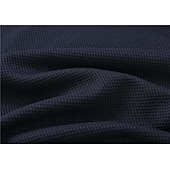 economico Polo classica da uomo-Per uomo Magliette Polo a Nido d'Ape Testurizzato Casuale Sportivo Bavero Manica Corta Muscolo Stile Vecchio Denaro Semplice Patchwork Estate Vestibilità regolare Nero Bianco Blu marino Grigio