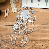 economico stencil da parete-crea bellissime zucche autunnali con fustelle per alberi in metallo, perfette per realizzare cartoline, scrapbooking, timbri &amp; Di più!