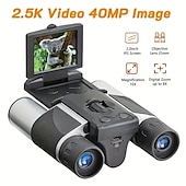 cheap Rangefinders &amp; Telescopes-Outdoor HD Powerful Binoculars Screen Video Photo Recorder Telescope Zoom 8X Digital Telescope Portable Travel Camping Battery Capacity No TF Card.