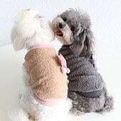 cheap Dog Apparel &amp; Accessories-Dog Cat Sweatshirt Fashion Cute Winter Soft Washable Comfortable Outdoor Casual Daily Dog Clothing for Bichon Frise Poodle Pomeranian Baby Pet Papillon