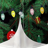 economico Costume di Natale-natale uomo costume natalizio camicie stampate albero casual esterno strada autunno&amp;amp;camicia invernale a maniche lunghe bordeaux verde s m l