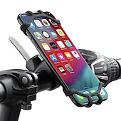 abordables Soporte para móvil-soporte para teléfono de bicicleta de silicona para 4 - 6 pulgadas soporte para teléfono inteligente motocicleta bicicleta manillar clip soporte gps soporte de montaje4.7