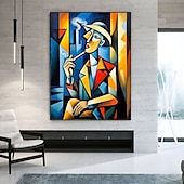 Handmate Oil PaintingCanvasWall Art DecorationAbstract Knife Painting Picasso Style Charactersfor Home Decor Rolled Frameless Unstretched Painting 16