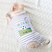 preiswerte Pyjama-Hunde Katzen Pyjamas Modisch Kuschelig Winter Weich Waschbar Komfortabel Innen Casual Hundebekleidung for Bichon Frise Pudel Spitz kleines Haustier Schmetterling