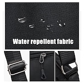 economico Borselli da uomo-Borsa a tracolla multitasche in nylon nero da uomo – borsa a tracolla leggera e impermeabile per lavoro, viaggi e spostamenti quotidiani