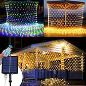 お買い得  クリスマスのあかり-1.5m 3M 6メートル ストリングライト クリスマスストリングライト 96/192/672 LED EL 温白色 クールホワイト マルチカラー LEDネットメッシュストリングライト ハロウィーン ソーラー駆動 ホリデー 24 V