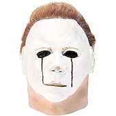 olcso kiegészítők-Szellem Zombi Michael Myers Maszk Halloween-kellékek Felnőttek Férfi Női Ijesztő jelmez Mindszentek napja Farsang Mardi Gras Könnyű farsangi jelmez