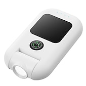 abordables Luces de acampada-Luz para acampar al aire libre con brújula, bolsa de carga en forma de C, linterna, luz para acampar, rotación de 180 grados, luz súper brillante para senderismo y pesca, 1 ud.