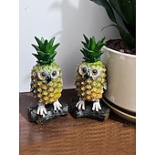 levne Dekorace a kamínky do akvária-Akvárium Dekorace akvária Mini akvárium Ornamenty Zelená Bezhlučné Umělé Ozdoby Pryskyřice 1 17#8.5#6 cm