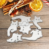 cheap Wall Stencils-Create Beautiful Crafts with Metal Cat Cutting Dies - Perfect for Card Making, Scrapbooking, Stamping &amp; More!