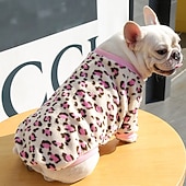 お買い得  犬の服とアクセサリー-犬用 猫用 スウェットシャツ 動物 レオパード ファッション かわいいスタイル 冬 ソフト アウトドア カジュアル／普段着 犬用子犬服