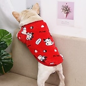 お買い得  犬の服とアクセサリー-犬用 猫用 スウェットシャツ 動物 レオパード ファッション かわいいスタイル 冬 ソフト アウトドア カジュアル／普段着 犬用子犬服