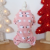 billiga Pyjamas-Hund Katt Pyjamas Mode söt stil Vinter Mjuk Tvättbar Bekväm Inomhus Ledigt / vardag Hundkläder for Bichon Frisé Pudel Pommeran valpen eller det lilla husdjuret Fjäril