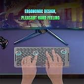cheap Keyboards-Wireless BT Folding Keyboard Computer Office Quiet Ultra-thin Portable Keyboard Three Systems Free Switching TYPE-C Charging