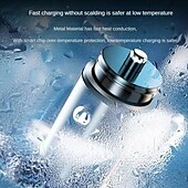 ieftine Kit Bluetooth Mașină/Hands-free-încărcător auto usb tip-c încărcare rapidă inel metalic mini încărcător auto priză brichetă adaptor accesorii auto